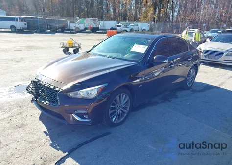 2019 Infiniti Q50 3.0T Luxe из США, поврежденный, VIN JN1EV7AP0KM511914